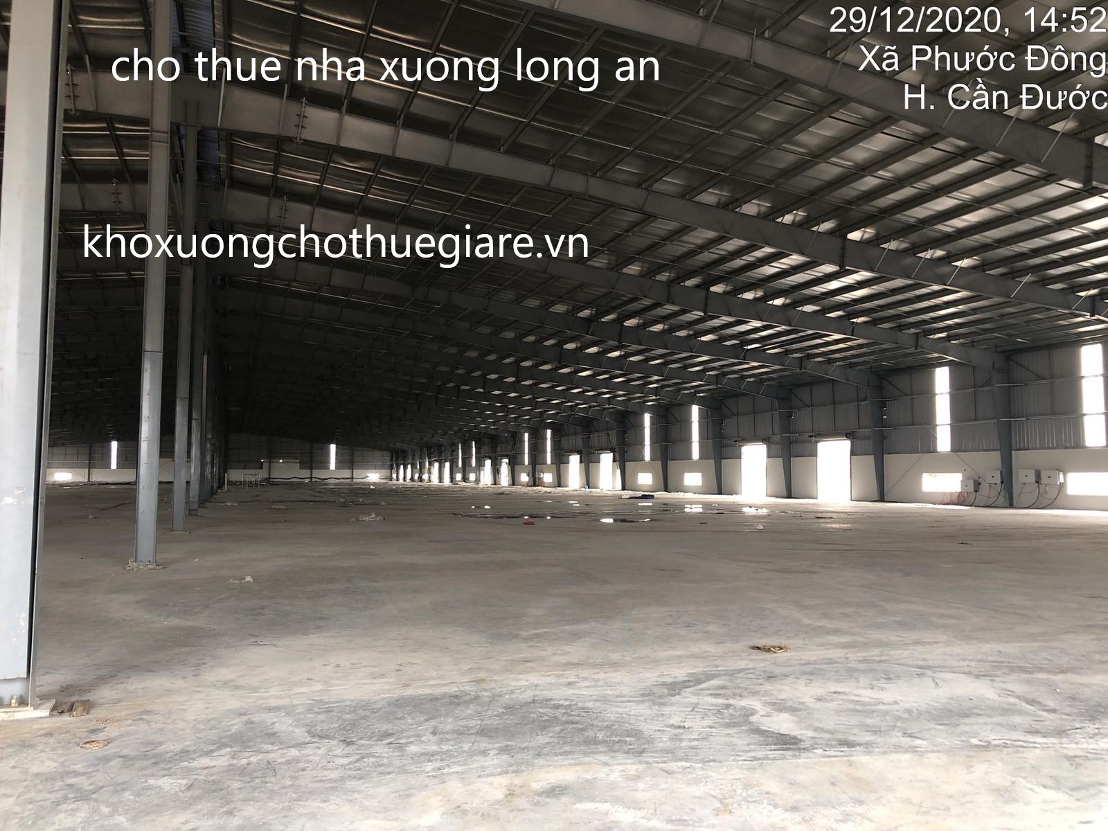 Cho thue nha xuong long an-kcn cau cang Phuoc Dong